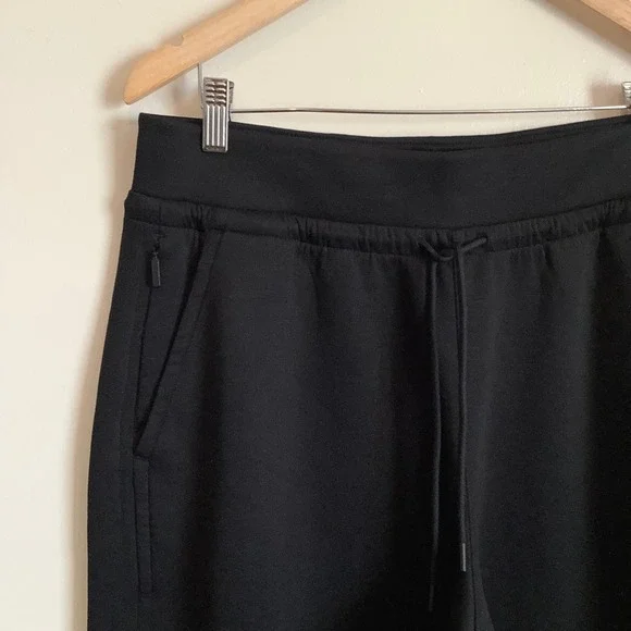 Athleta Coaster Luxe Wide Leg Pants Black Drawstring High Rise XL Tall - Picture 6 of 12